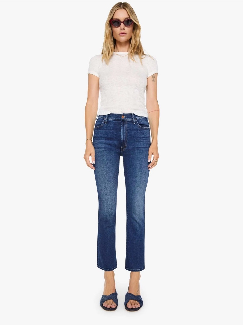 MOTHER The Hustler Ankle Jeans~ Taking Chances - Picture 2 of 6